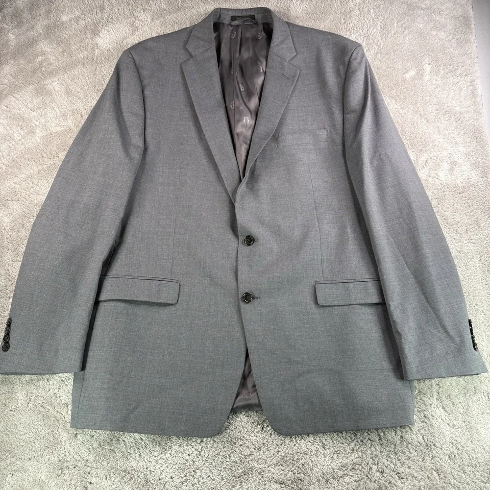Lauren Ralph Lauren Mens 50XL Gray Wool Blazer Sport Coat Natural Stretch Canada